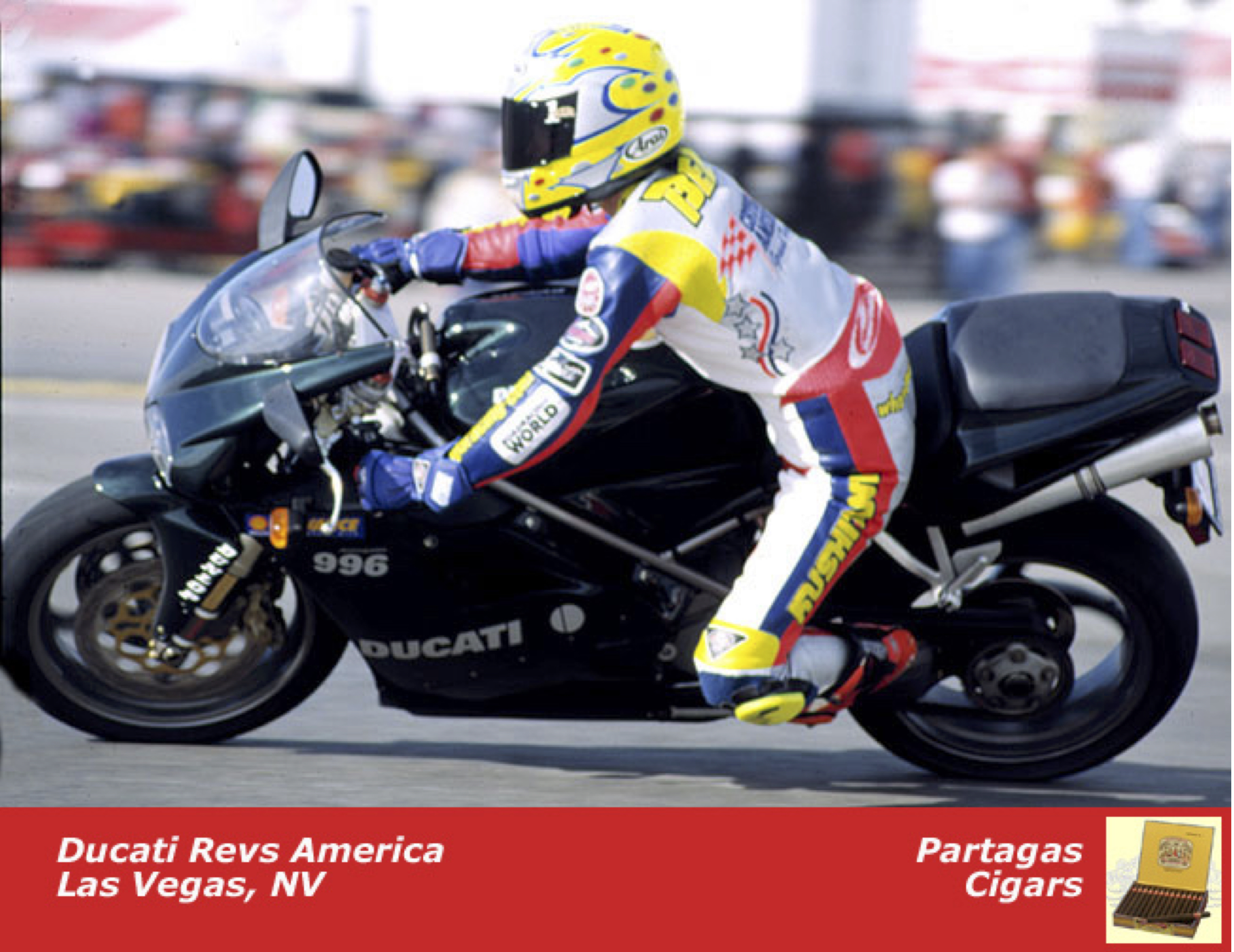 Ducati Revs America and Partagas Cigars promotion